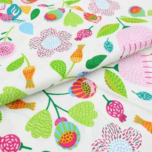 50cm*160cm Fresh Beautiful Printed Cotton Fabric For Sewing,Cushions,Pillows,Bedding Textile Cloth And Quilting Crafts