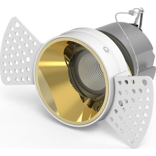 Anti-glare Eye protection Spotlight 20W 25W LED COB Down Light Dimmable 110V 220V 12W Ceiling Lamp Indoor Wall Washer Lighting