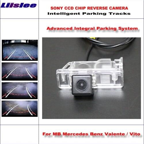 Car Back Up Rear View Camera For Mercedes Benz Valente Vito Reverse Parking Camera Dynamic Guidance Trajectory 860 Pixels