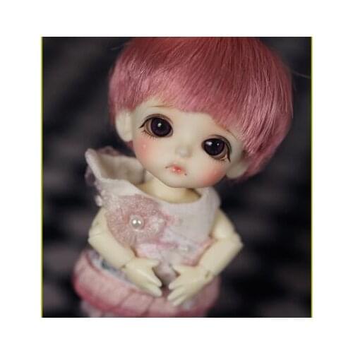 Free shipping 1/12 BJD doll white line .Belle with eyes