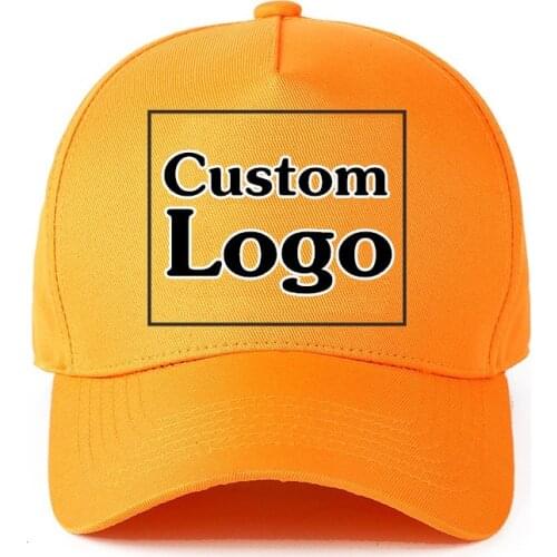 5 panel cotton baseball cap New Unisex Sport Dad hat with logo Custom trucker hat Snapback hat Embroidered Custom Logo