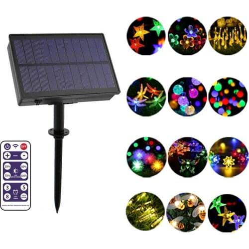 Solar Power Supply Battery Box Remote Controller for DC 3V-24V LED Strip/Bulb/Copper Wire String Light Switching Controller