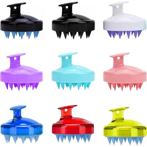 Baby Silicone Scalp Shampoo Massage Brush Washing Shower Hair Massager Clean Brush Bath Shower Hair Cleaning Brush Comb