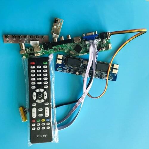 For M190EG02 V1 Resolution TV 4 lamps HDMI LCD VGA kit 1280X1024 19" Digital Signal VGA AV Controller Board 30pin