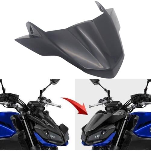 For Yamaha MT-09 MT09 2017-2019 Windscreen Windshield FZ-09 FZ09 Motorcycle Accessories Protector Front Fender Extension Cover