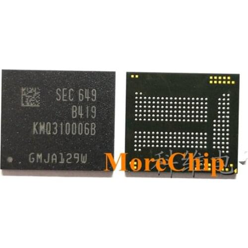 KMQ310006B-B419 emcp eMMC BGA221 NAND Flash Memory IC 16GB 1.5 RAM 16+1.5 Chip Soldered Ball