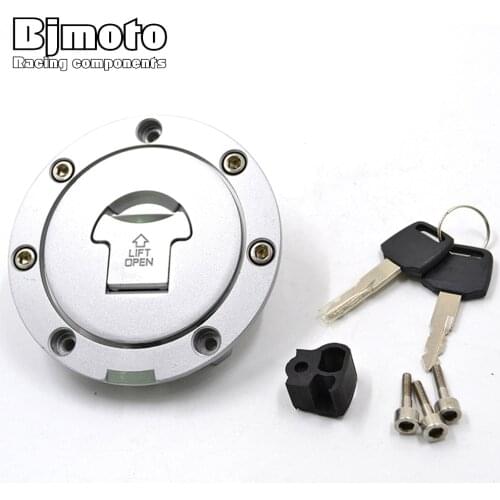 BJMOTO Fuel Gas Tank Cap Cover with Key for Honda CBR600 CBR900 CB900 CB919 CBF1000 CBR900RR CBR954 CBR929 VFR800 CBR600RR