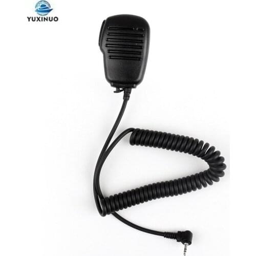1 Pin 2.5mm Handheld Speaker Microphone Mic w/ 3.5mm Audio Jack for Motorola MD200 TLKR T5 T6 T80 T60 FR50 T6200 T6220 Radio
