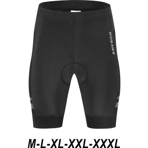 Mens Bike Cycling Underwear Shorts Silicone Padded Bicycle MTB Liner Mountain Shorts Cycle Tights Clothes with Pockets ZIpper