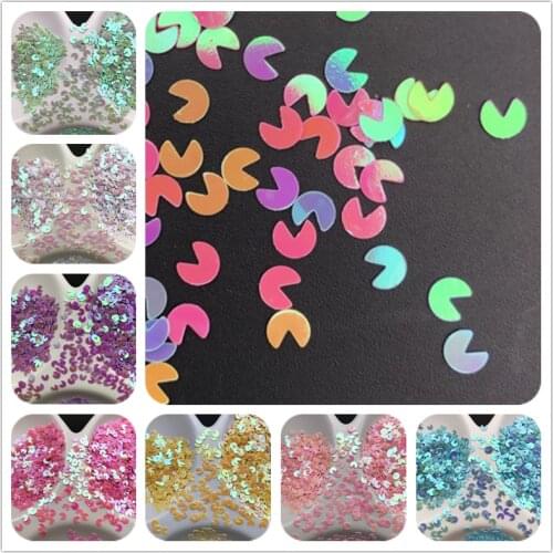 30g 4mm Pacman Loose Sequins Glitter Paillettes For DIY Nail Craft,Kids DIY.Craft Making, Wedding Decoration confetti Wholesale