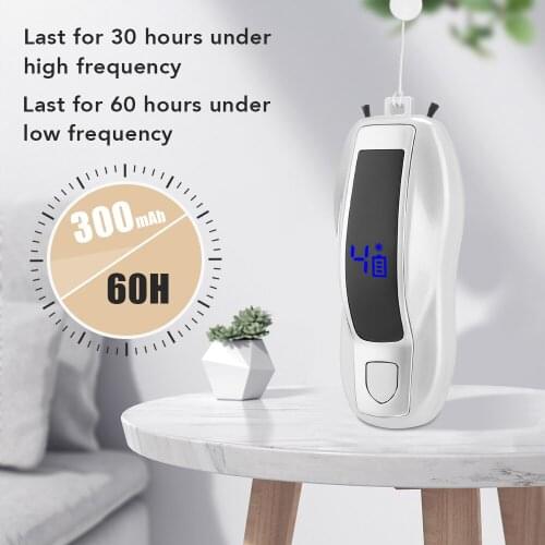 Wearable Air Purifier LED Portable Necklace Mini Air Freshener Ionizer Negative Ion Generator for Adults Kids the Elderly