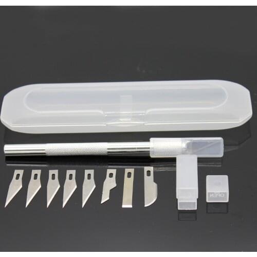 Factory direct Non-slip paper model making tool metal carving pen knife cutting hook paper cutting high precision knife in Box