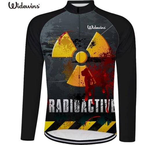 Radioactive 2021 Long Sleeve Pro Cycling Jersey Autumn/Spring 100% Polyester Ropa Ciclismo Bike Clothing For MTB Bicycle 7182