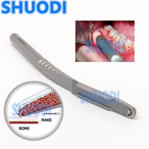 Dental Implant Bone Scraper Dental Surgical Collector Lab Tooth Cleaning Scaler Stainless Steel Tool Instrument