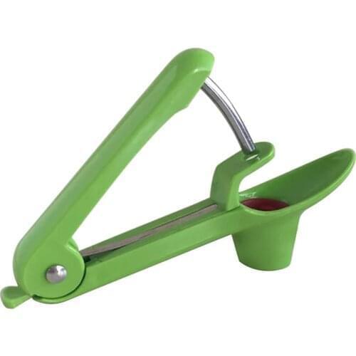 Kapmore 1pc Pit Remover Portable Plastic Stainless Steel Fruit Pitter Tool Cherry Pitter Fruit & Vegetable Tools Accessories