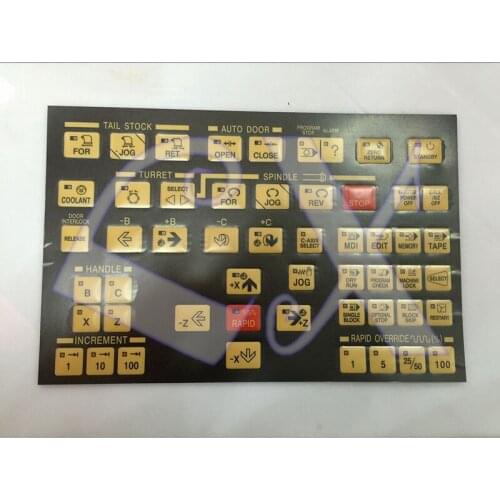 South Korean machine tool operation panel/button film/mask/touch switch panel film button film