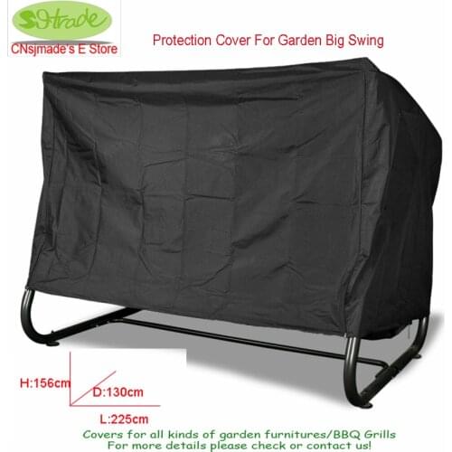 Protection Cover for Garden Big Swing -225x130xH156cm,Zipper closure.Outdoor Furniture Cover,custom made available