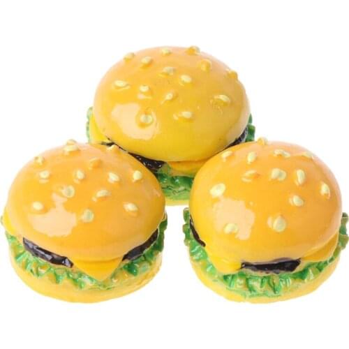 1:12 Hamburger DIY Craft Miniature Food Dollhouse Accessory Decoration