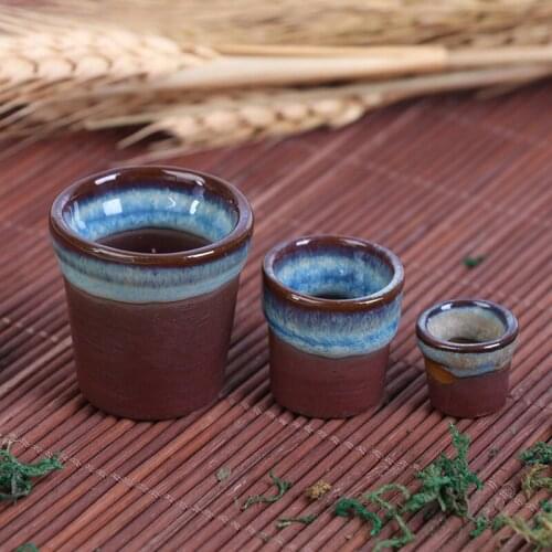1PC Mini Ceramics Flowerpot Simulation Garden Flower Pot Model Toy For 1/12 Dollhouse Miniature Doll Houses Accessories