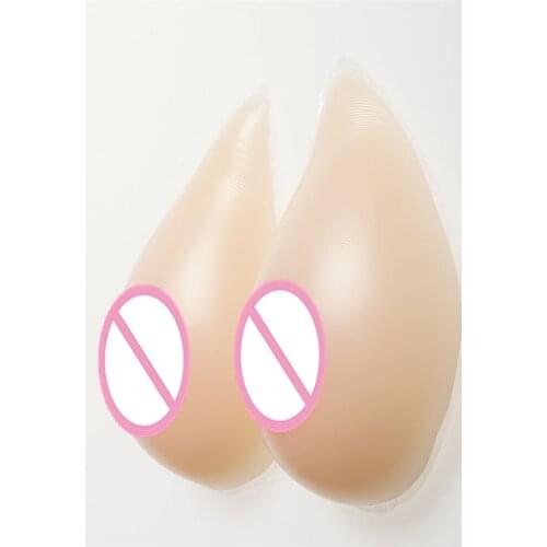 600g/pair Silicone Mastectomy Breast Form Transgender Boobs Fake Breast Artificial Asymmetrical Boobs B Cup