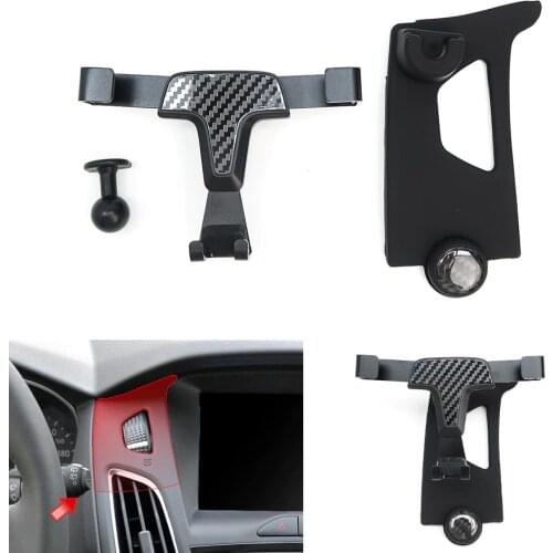 Car Phone Holder 360 Degree GPS Magnetic Mobile Phone Holder For Ford Focus 3 MK3 3.5 ST RS 2015 2016 2017 2018