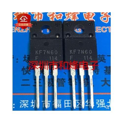 Free shipping 50PCS KF7N60 TO-220F 600V 7A