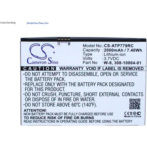 Cameron Sino 2000mAh Battery 5200087, W-7, W-7a, W-8a for Netgear AC779S, AC790S, AirCard 779S, 790, 790s, Fuse 779, NTGR779ABB