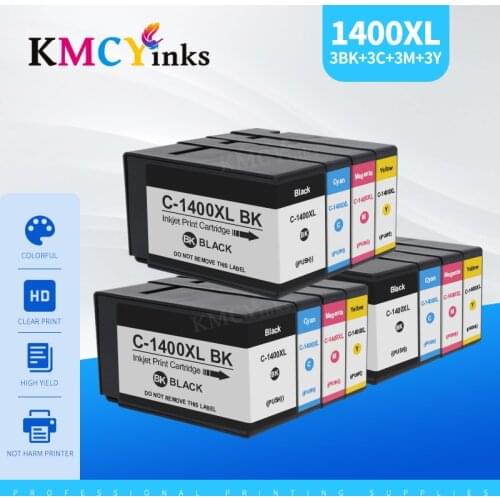 KMCYinks PGI1400 PGI 1400XL Compatible Ink Cartridge For Canon PGI 1400 MAXIFY MB2040 MB2340 MB2140 MB2740 Printers
