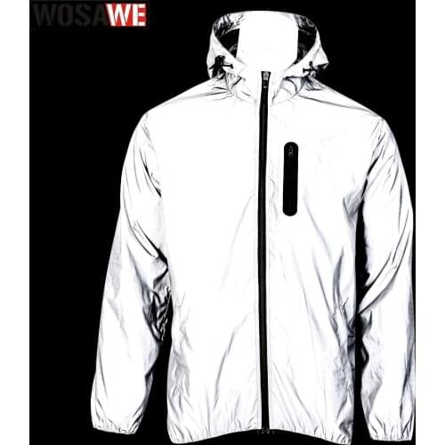WOSAWE Motorcycle Jackets Motocross Racing Jacket Breathable Men Motorbike Riding Waterproof Four Season Full Reflective Clothes