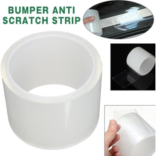 1pc Car Door Protective Sticker Transparent Tape 7x300cm Styling Mouldings Auto Bumper Protector Films Anti Collision