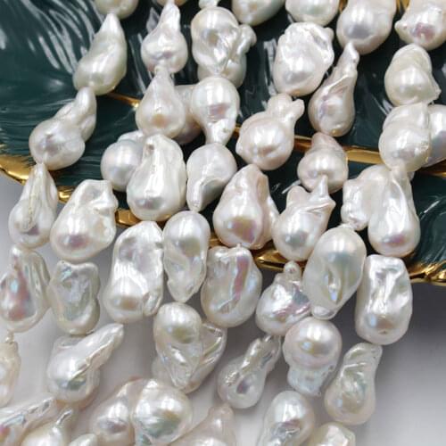 Natural Freshwater Pearl AAA+ Baroque Pearl Irregular Beads For Jewelry Making 15" Strand DIY Accessorries Bead For Women Gift