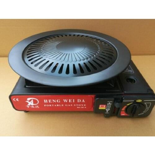 2019 newest Household Non-Stick Gas Stove Plate BBQ Barbecue Tools European-type Outdoor Smokeless Barbecue Grill Pan