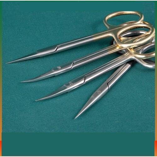 Sciss Equipment Double Eyelid Tools Beauty Plastic Ophthalmology Curved Straight Tip Express Fine Line Carving Small Scissors