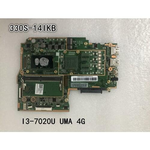 Original laptop Lenovo Ideapad 330S-14IKB Motherboard CPU I3-7020U UMA 4G FRU 5B20S69517 5B20S69518