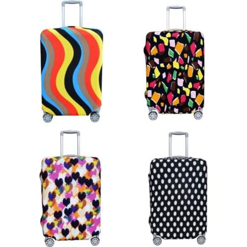 Thick Elastic Dustproof Cover For Trunk Case Fashion Suitcase Protective Trolley Baggage Covers Travel Luggage Accessories