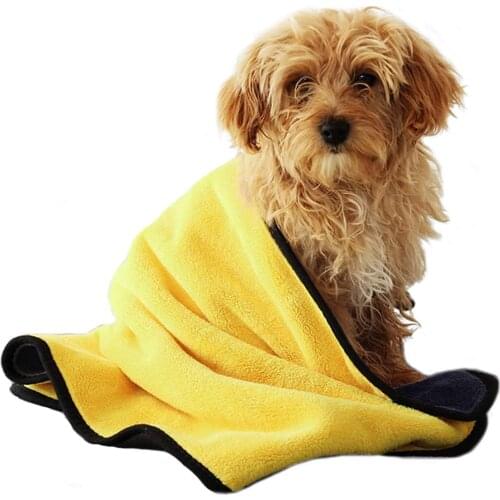 Dog Towels Super Absorbent Pet Bath Towel Microfiber Dog Drying Towel for Dogs and Cats, Machine Washable Cleaning Supplies