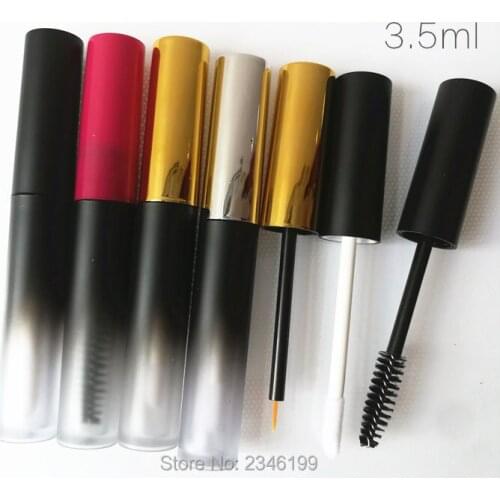 4ML 50pcs/lot Empty Lip Gloss Tube, Cosmetic Liquid Lipstick Container, Eyeliner Liquid Refillable Bottle, DIY Mascara Storage