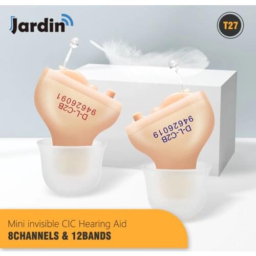 T27 Hearing Aids For Deafness/Elderly Moderate To Severe Loss Adjustable Micro Mini Size Invisible Sound Amplifier Hearing Aid