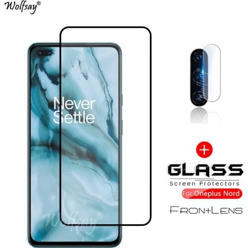 For Oneplus 8T Glass Tempered Glass For Oneplus 8T Glass Screen Protector Full Glue Camera Lens Film For Oneplus Nord