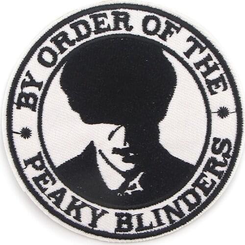 G1070 Peaky Blinders Character Iron on Patches Thermotolerant Patches for Clothing Sew on Patches Accessory Diy Applique