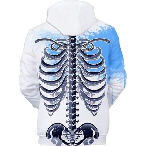 People Skeleton 3d Hoodies Cool Men Women Hoodie Tops Long Sleeve Boys Girls Harajuku Halloween Sweatshirts Kids Top
