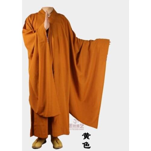 Zen clothing Monk robe Buddhist Big sleeves Spring Meditation