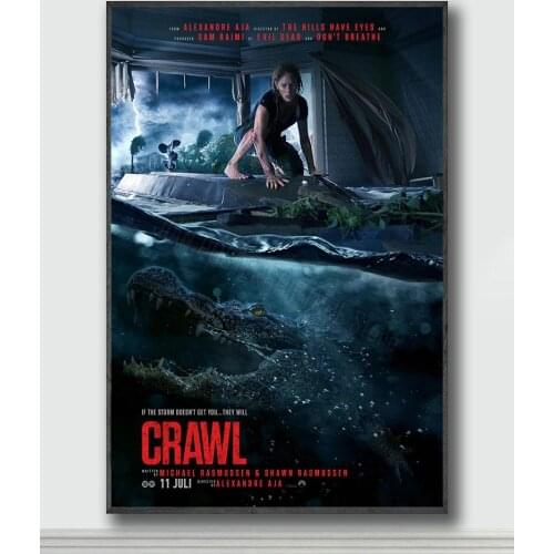 NJ057 Crawl Movie 1 Silk Posters and Prints wall art Art Poster Home Decor