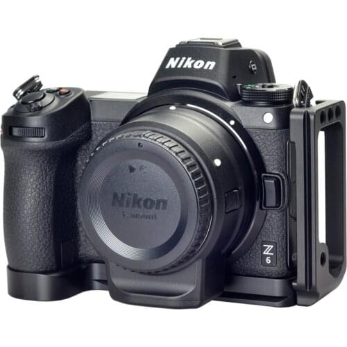 Aluminum Camera L-Bracket Holder for Nikon Z6 Z7 with Extendable Side Plate