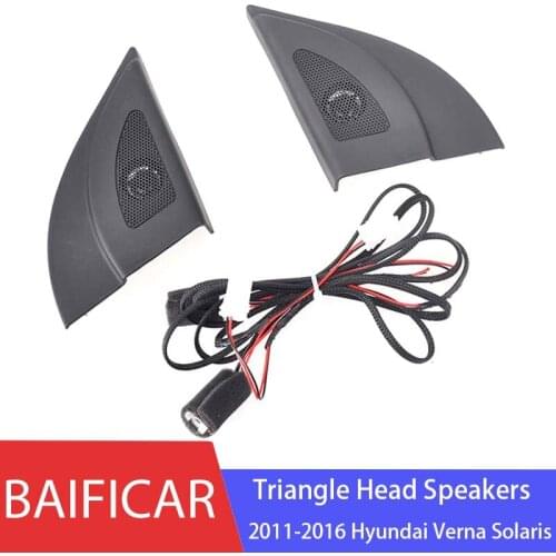 Baificar Car Tweeter Audio Auto Triangle Head Speakers Tweeter Trumpet Tweeter Speakers For 2011-2016 Hyundai Verna Solaris