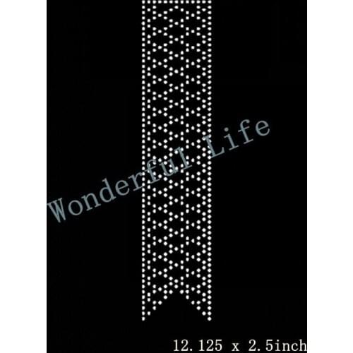 Free shipping knot like it much dot strips design hot fix rhinestone Heat transfer design for bows