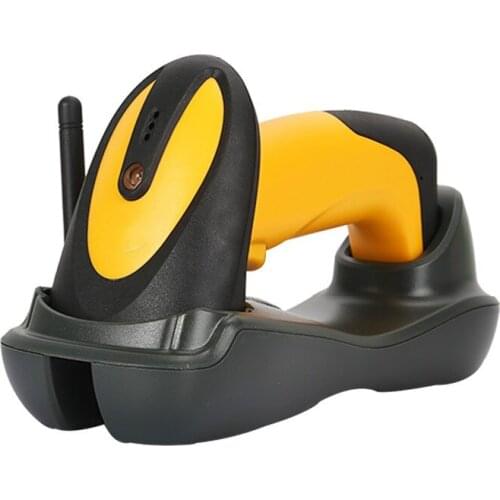 CCD Image Wireless Barcode Scanner portable Bar code Reader gun with storage for supermarket POS system with english manual