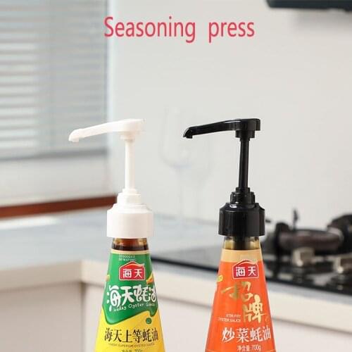 2PCS Sauce Bottle Nozzle Pressure Regulator Oyster Sauce Ketchup Soy Sauce Quantitative Oiler Squeeze Mouth Kitchen Accessories