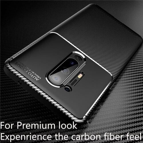 For Oneplus 8 Case Cover sFor Oneplus 8 Pro 1+8 Case Phone Case Luxury Original Carbon Fiber Soft Silicone Matte Flexible Cover