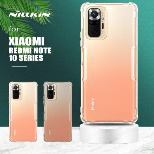 For Xiaomi Redmi Note 10 Pro Case Nillkin TPU Phone Case Soft Silicone Slim Protective Case for Xiaomi Redmi Note 10s 10 Pro Max